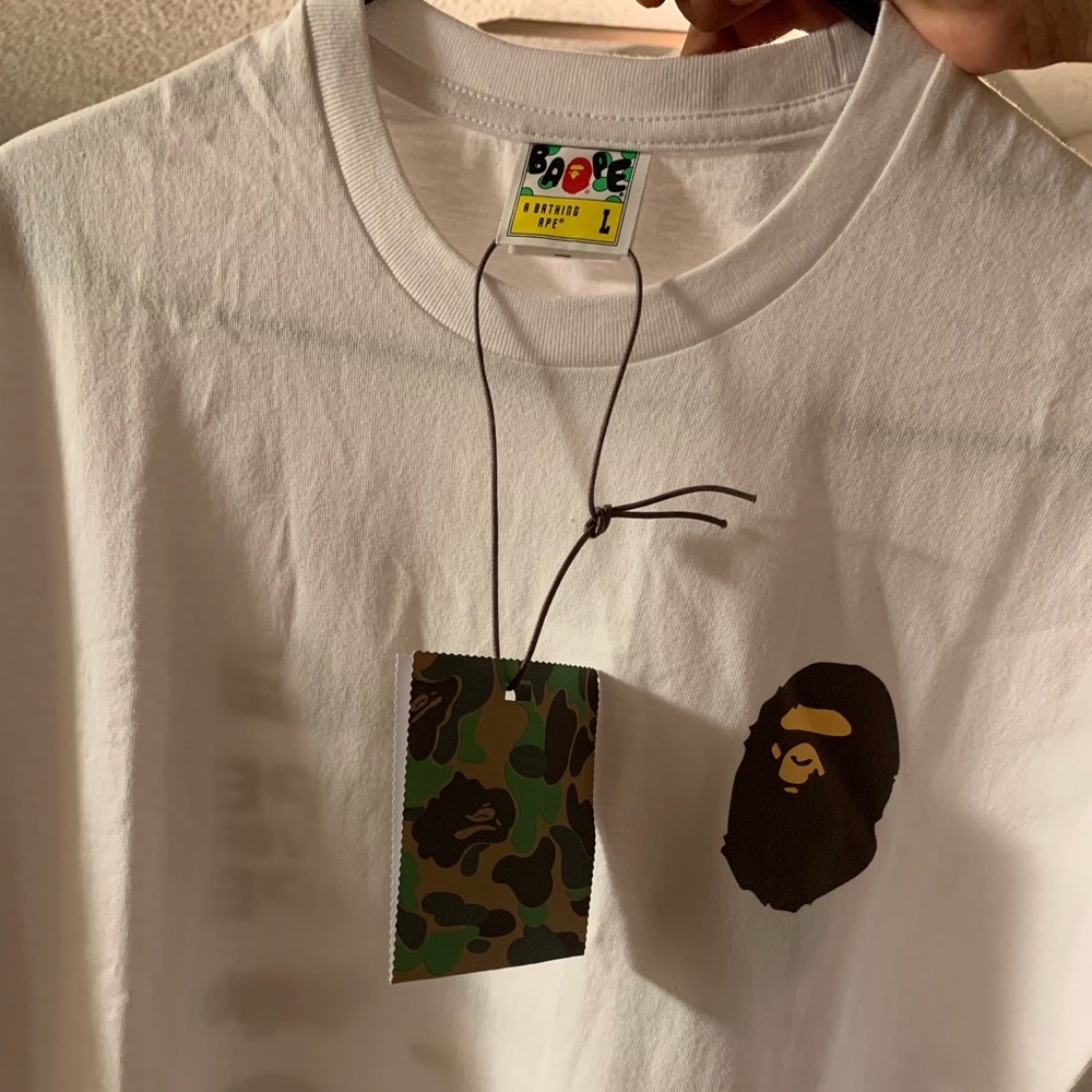 Bape multi-logo tee shirt